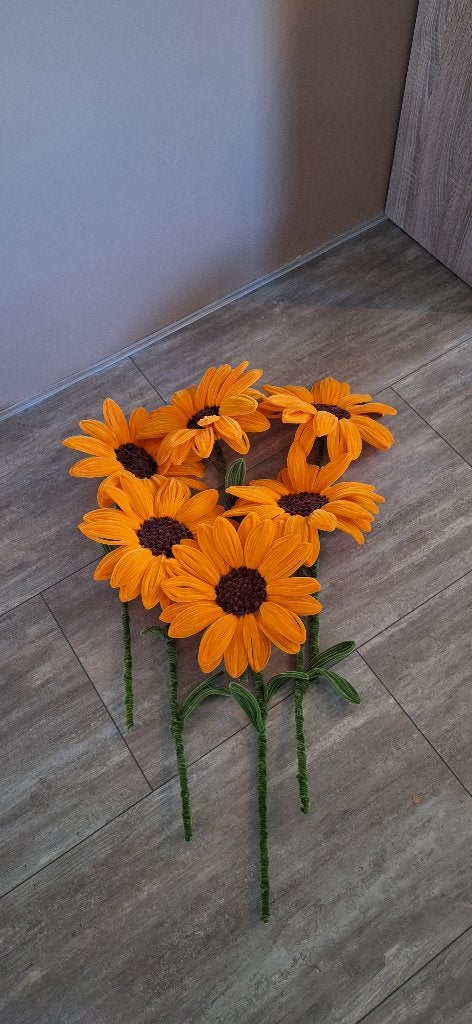 Zonnebloemen decoratie, Ophalen, Overige materialen, Boho, Nieuw