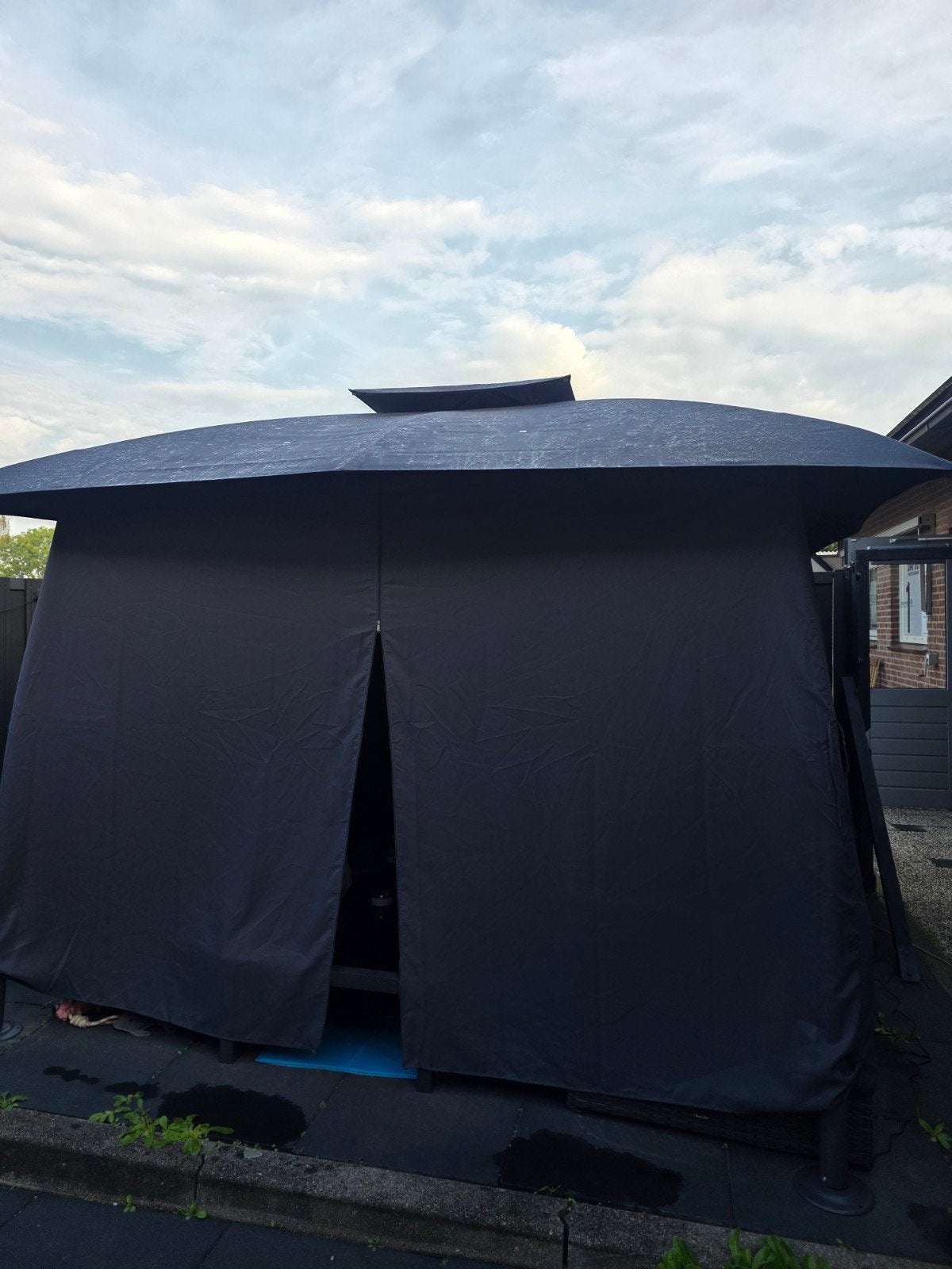 Partytent/paviljoen - Slechts 2 maanden oud!, Tuin en Terras, Partytent, Zo goed als nieuw, 4 tot 6 meter, 5 tot 8 meter