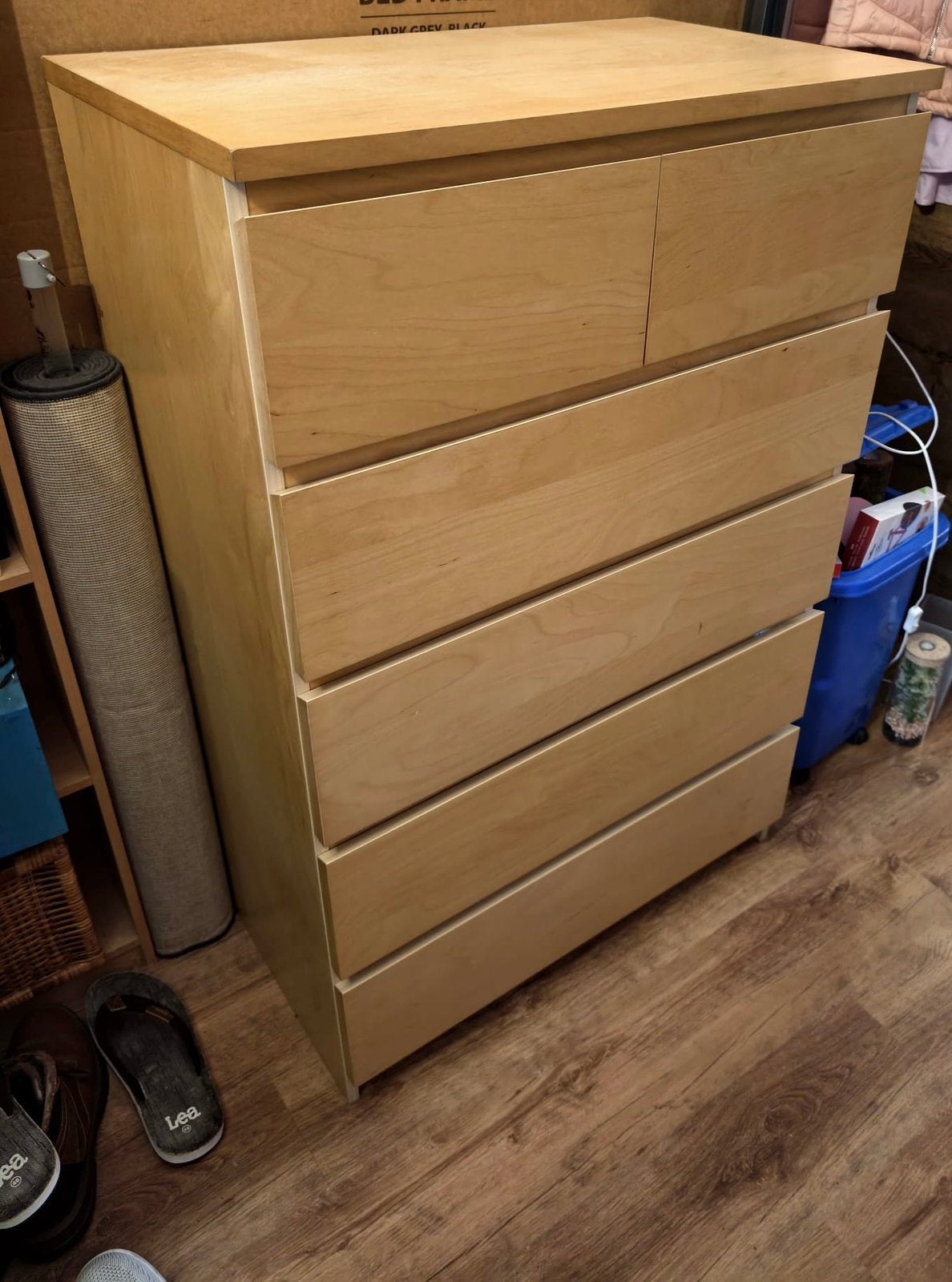 Grote IKEA ladekast, Huis en Inrichting, Kasten | Ladekasten, Ophalen, 50 tot 100 cm, Zo goed als nieuw, 3 of 4 laden