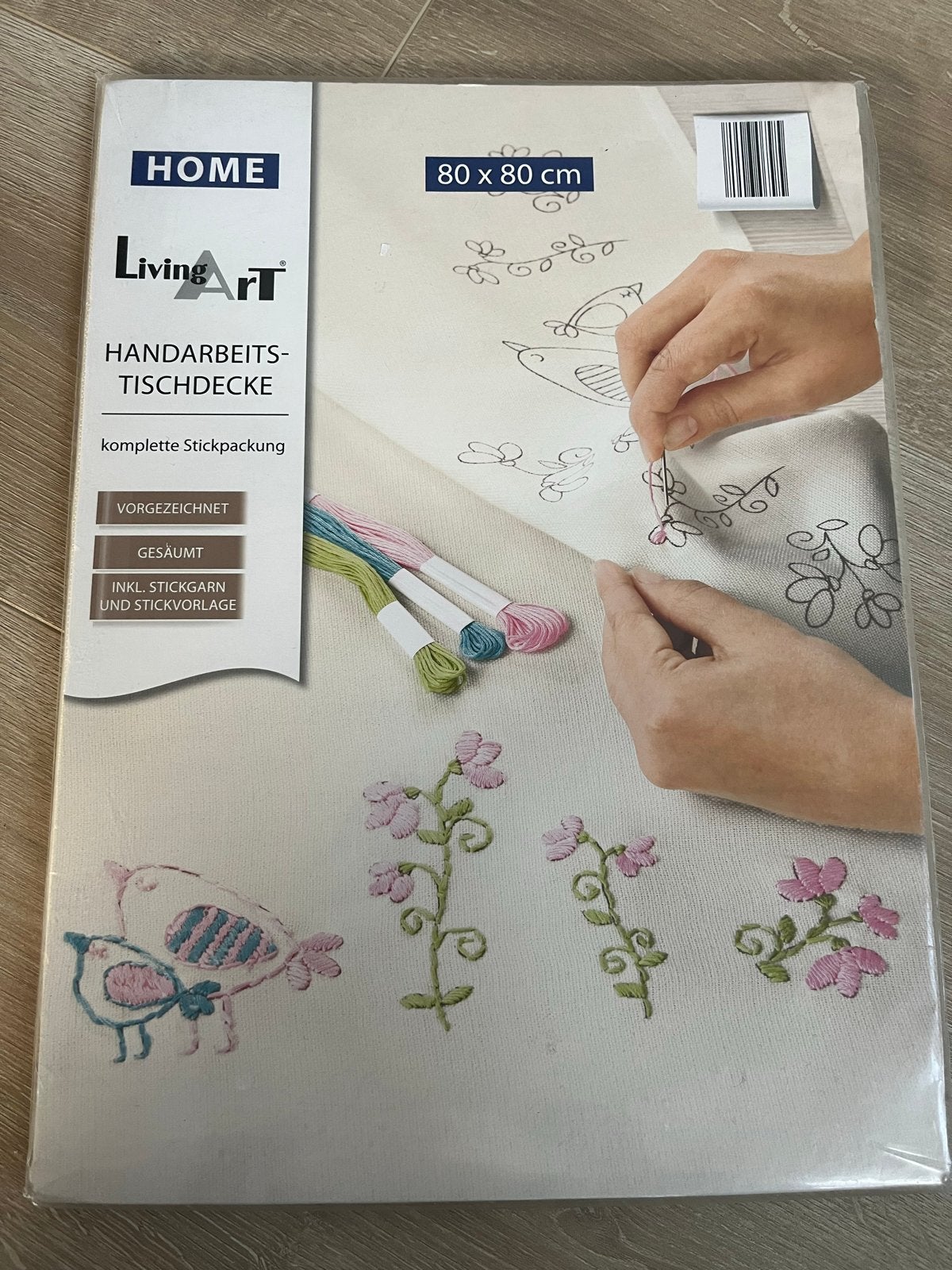 Living Art Handarbeits-Tischdecke - Borduurpakket, Hobby en Vrije tijd, Ophalen of Verzenden, Nieuw, Handborduren, Borduurpakket