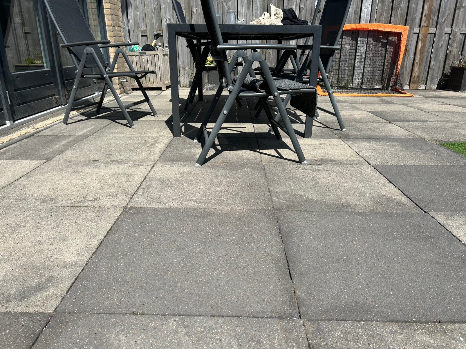 Tegel 60x60, Tuin en Terras, Ophalen, Zo goed als nieuw, Beton, Terrastegels