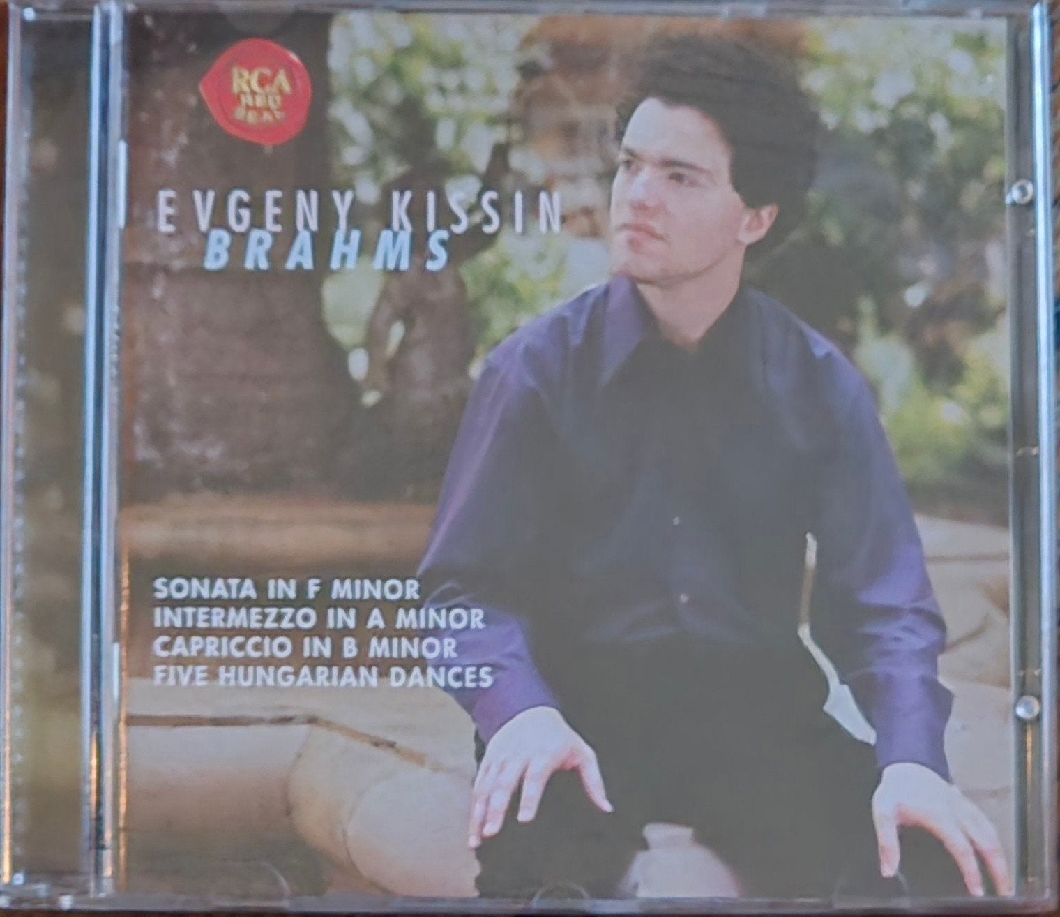 Evgeny Kissin - Brahms: Sonata, Intermezzo, Hongaarse Dansen, Cd's en Dvd's, Inclusief boekje, Brahms, Ophalen of Verzenden, Zo goed als nieuw
