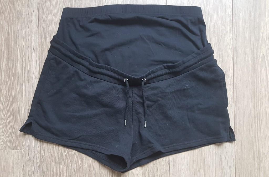 Korte Broek Zwangerschapsbroek Maternity Even& Odd XL, Verzenden, Zwart, Maat 46/48 (XL) of groter, Zo goed als nieuw