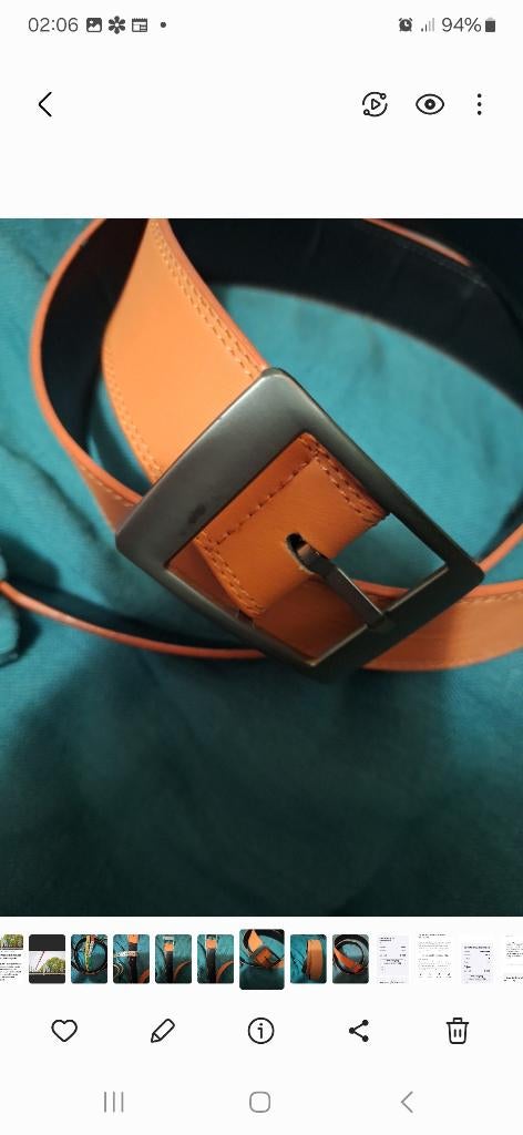 Koningsdag oranje riem, Kleding | Dames, Riemen en Ceinturen, Ophalen, Overige kleuren, Tailleriem, Zo goed als nieuw