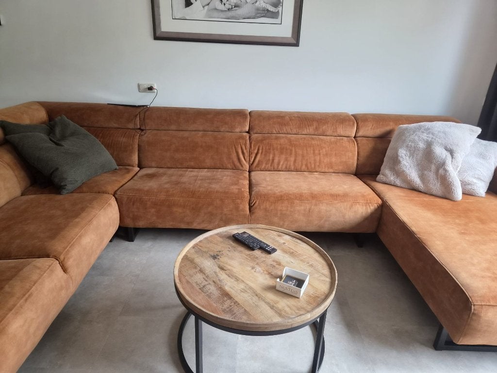 Bankstel, Gebruikt, Hoekbank, 300 cm of meer, 75 tot 100 cm
