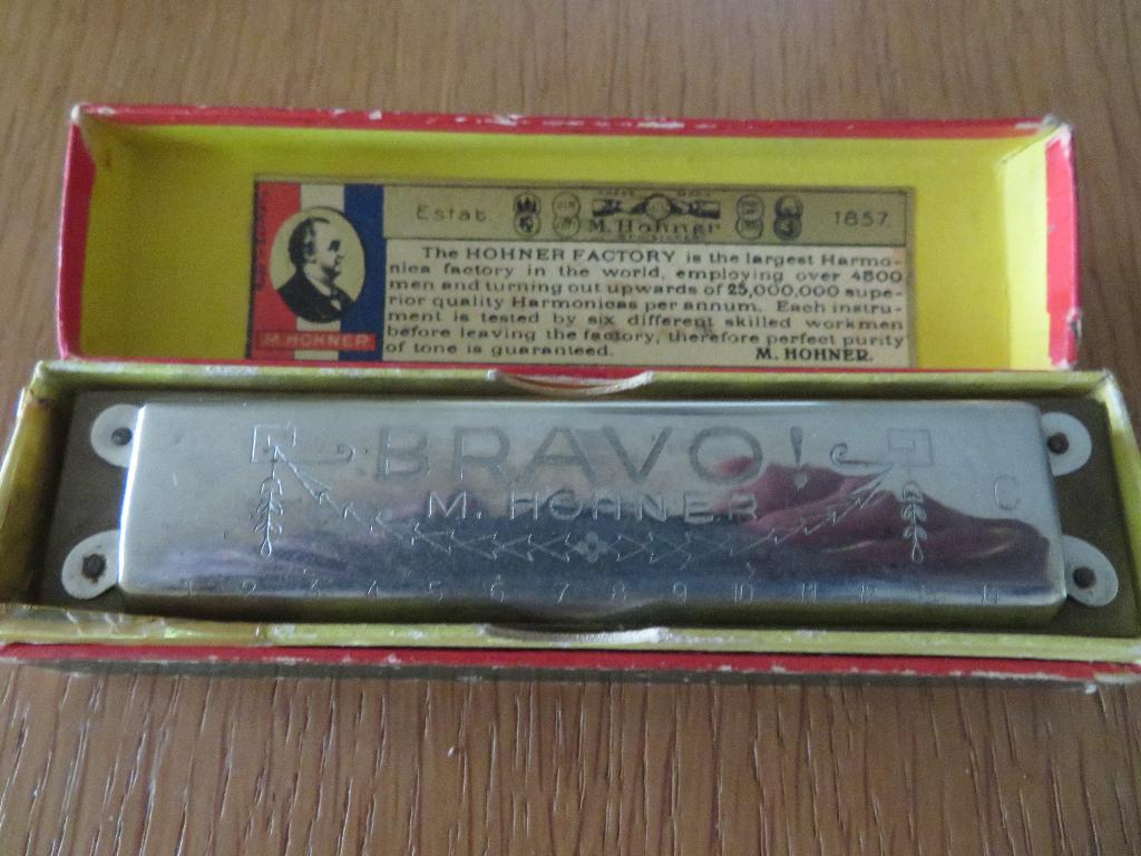 oude mondharmonica, Ophalen of Verzenden, Gebruikt, Met koffer of doosje