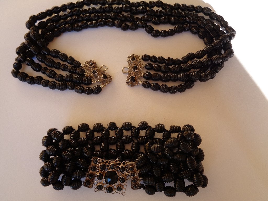 Zeeuwse rouwketting met armband, Ophalen of Verzenden, Zilver, Ketting
