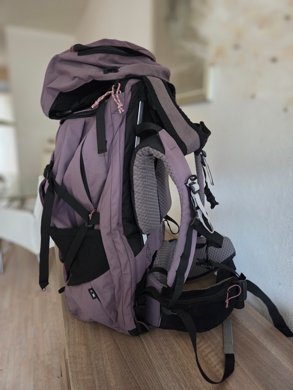 Travel 500 Easyfit 60L rugzak Forclaz, 30 cm of meer, Bruin, Nieuw, Ophalen of Verzenden