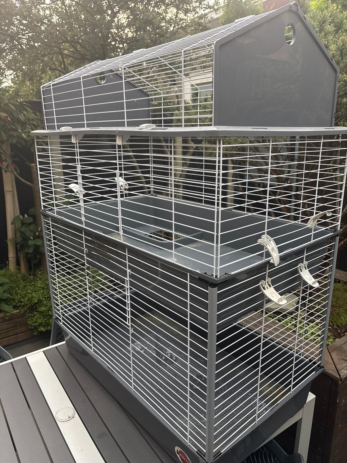 Ferplast knaagdieren 2.1/2 etages hok cavia knaagdieren, Gebruikt, Ophalen of Verzenden, Hok, 75 tot 110 cm