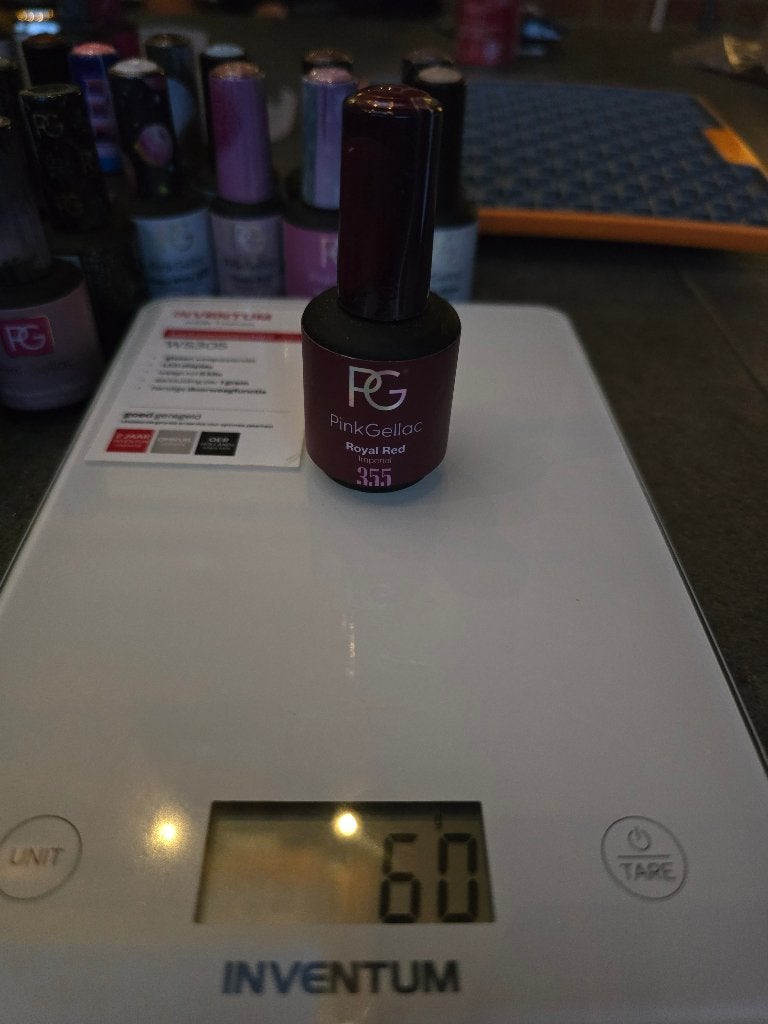 Pink Gellac 355 Royal Red, Gebruikt, Ophalen of Verzenden, Rood, Handen en Nagels
