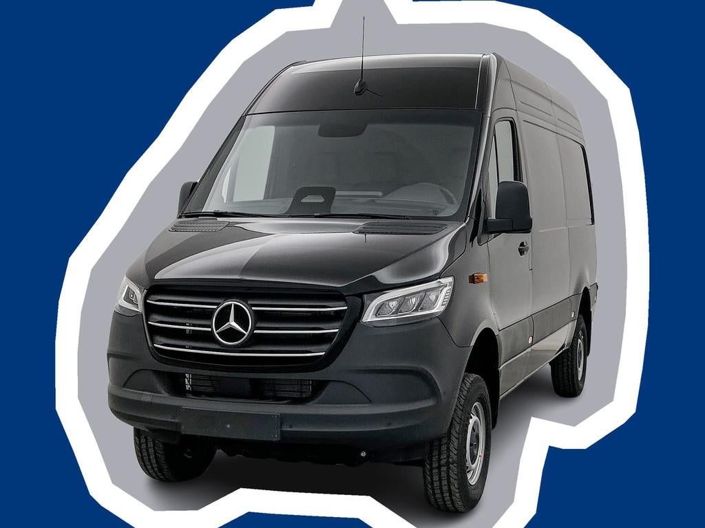 Mercedes-Benz Sprinter 319 1.9 CDI L2 Pro 4x4 Elektrische sc, Auto's, Bestelauto's, Automaat, Euro 6, Lichtsensor, Zwart