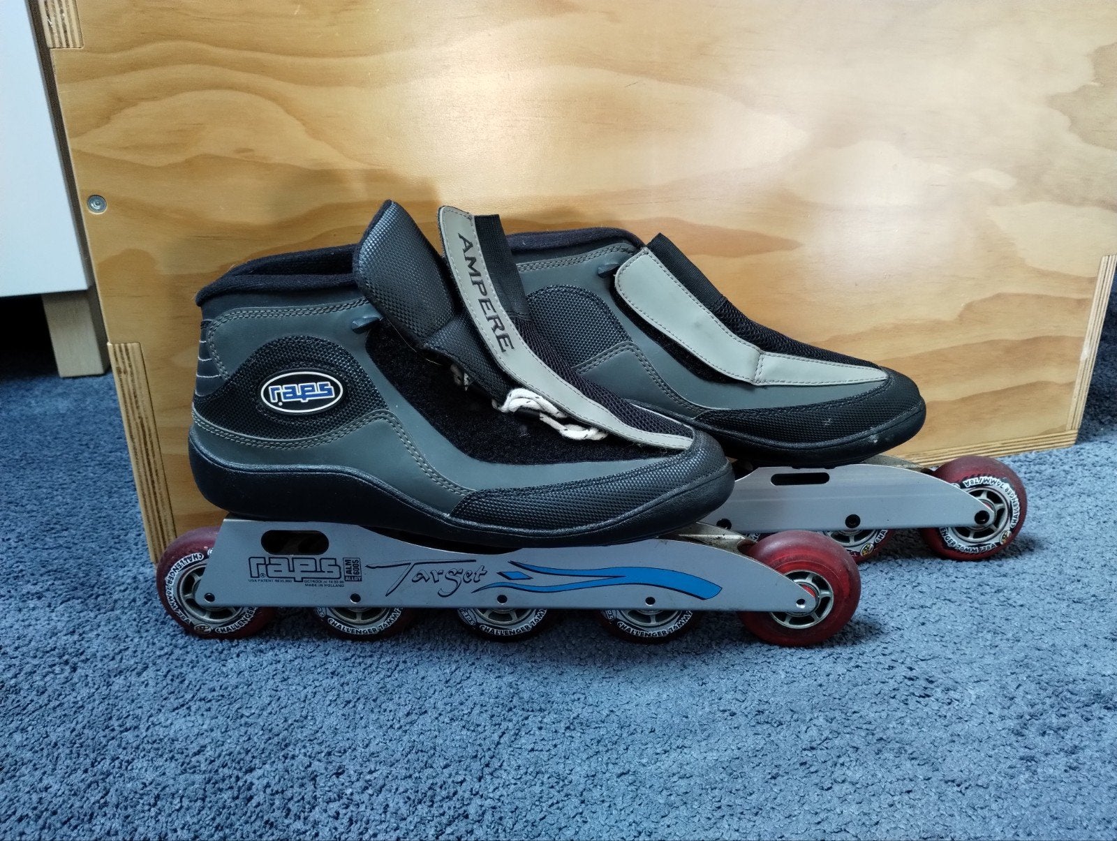 Raps ampere skeelers maat 45, Sport en Fitness, Skeelers, Ophalen, Inline skates 5 wielen