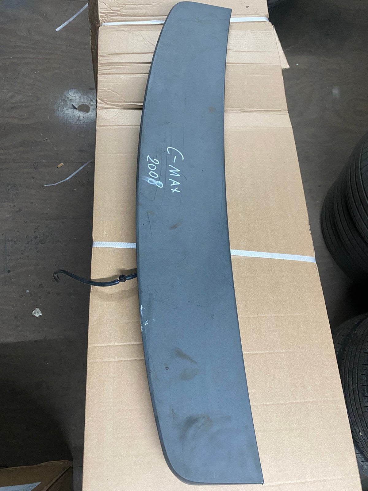 Achterklep spoiler Ford C-Max 2008 met remlicht en ruitenspr, Gebruikt, Achterklep, Ophalen of Verzenden, Ford