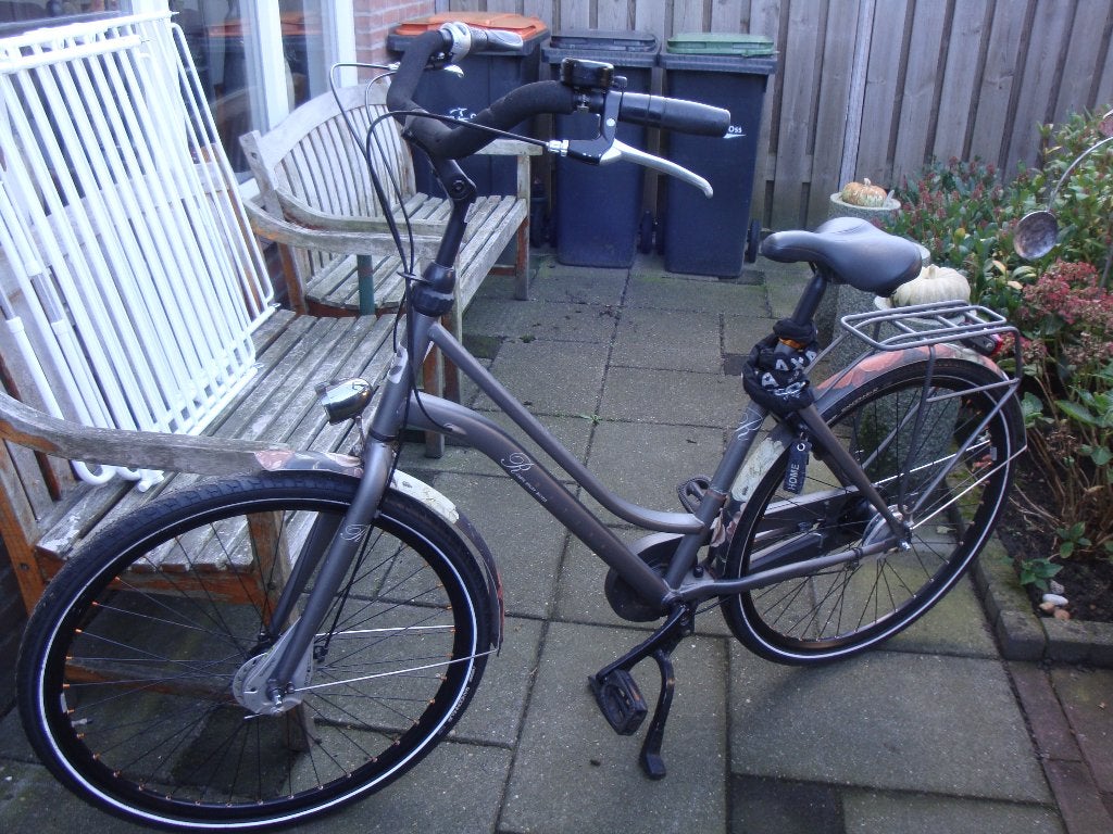 nette cortina roots dames/moederfiets 51 cm 7V, Gebruikt, (Extra) lage instap, 56 cm of meer, Trommelrem