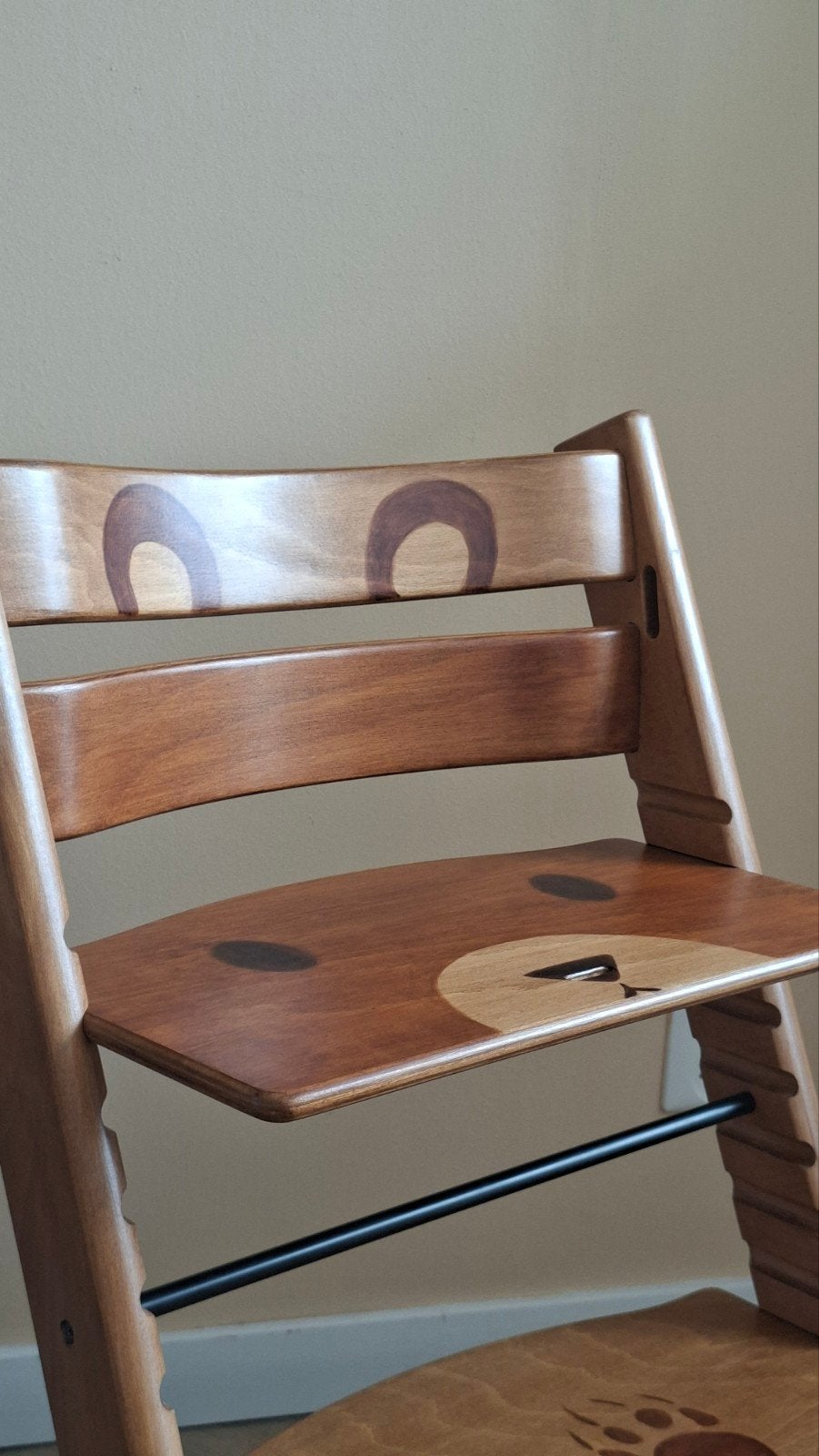 Vintage Stokke Tripp Trapp kinderstoel, Kinderen en Baby's, Ophalen, Zo goed als nieuw, Meegroeistoel