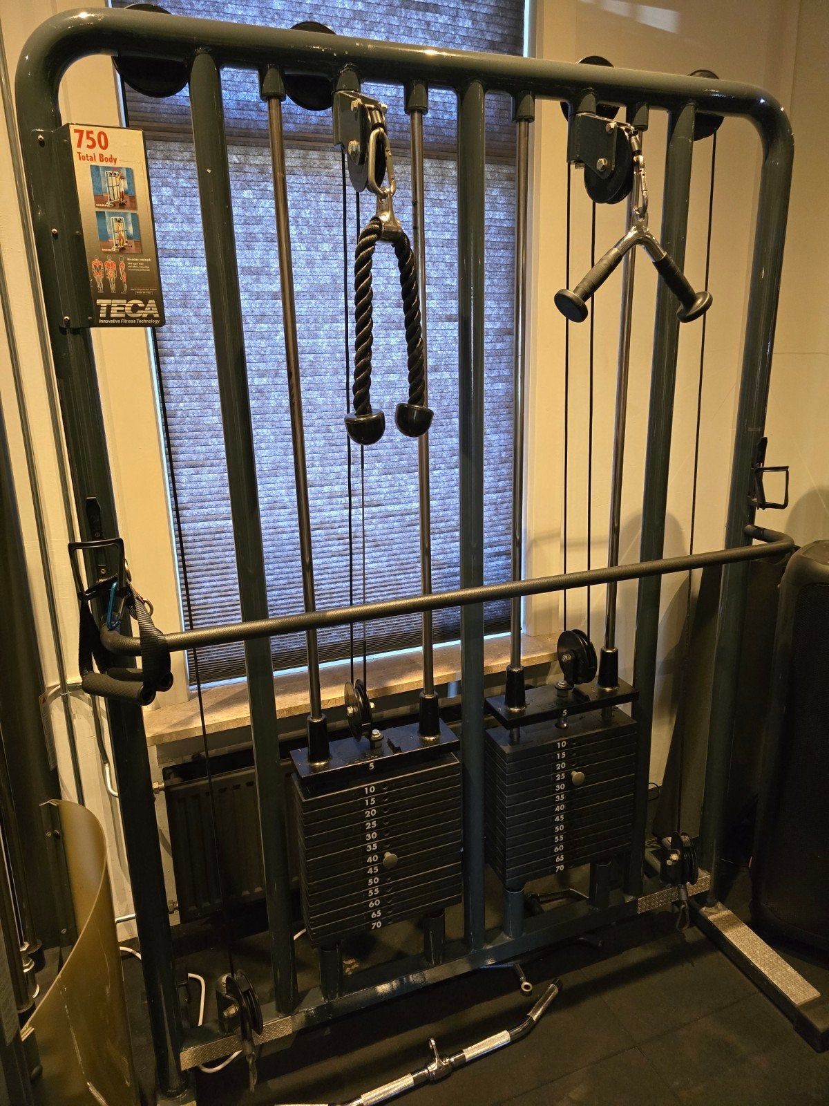 TECA Dual pulley (2x70kg), Ophalen, Gebruikt, Krachtstation