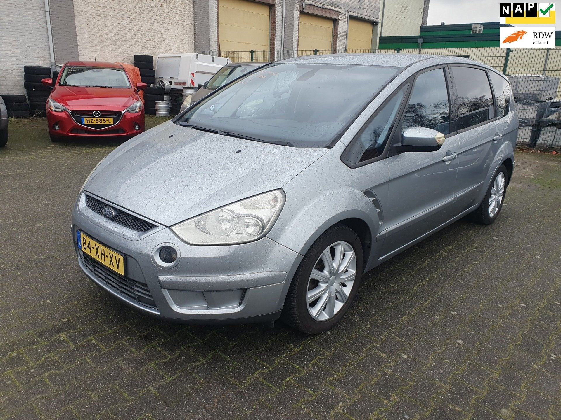 Ford S-Max Ford S-Max 2.0-16V, Auto's, Voorwielaandrijving, Stof, Gebruikt, Zwart