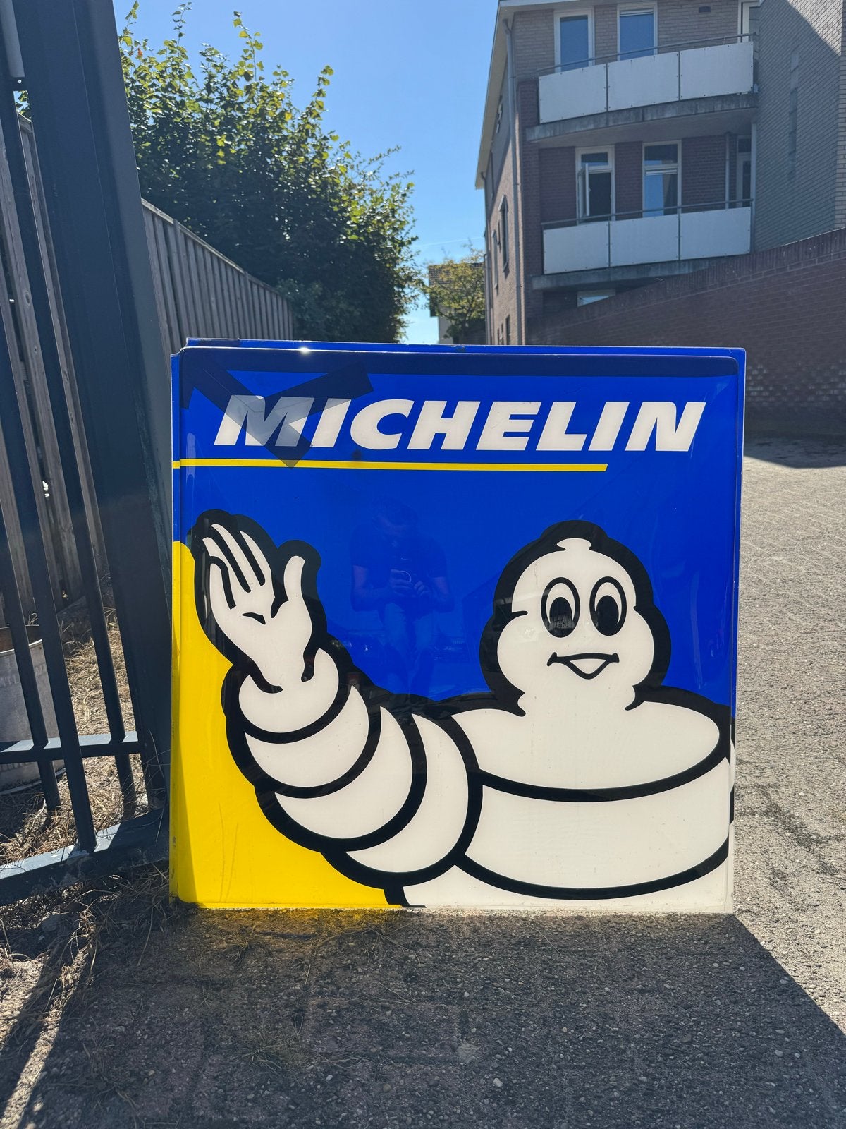 Vintage Michelin Lichtbak - Uniek Reclame Item, Ophalen, Gebruikt, ., Lichtbak of (neon) lamp