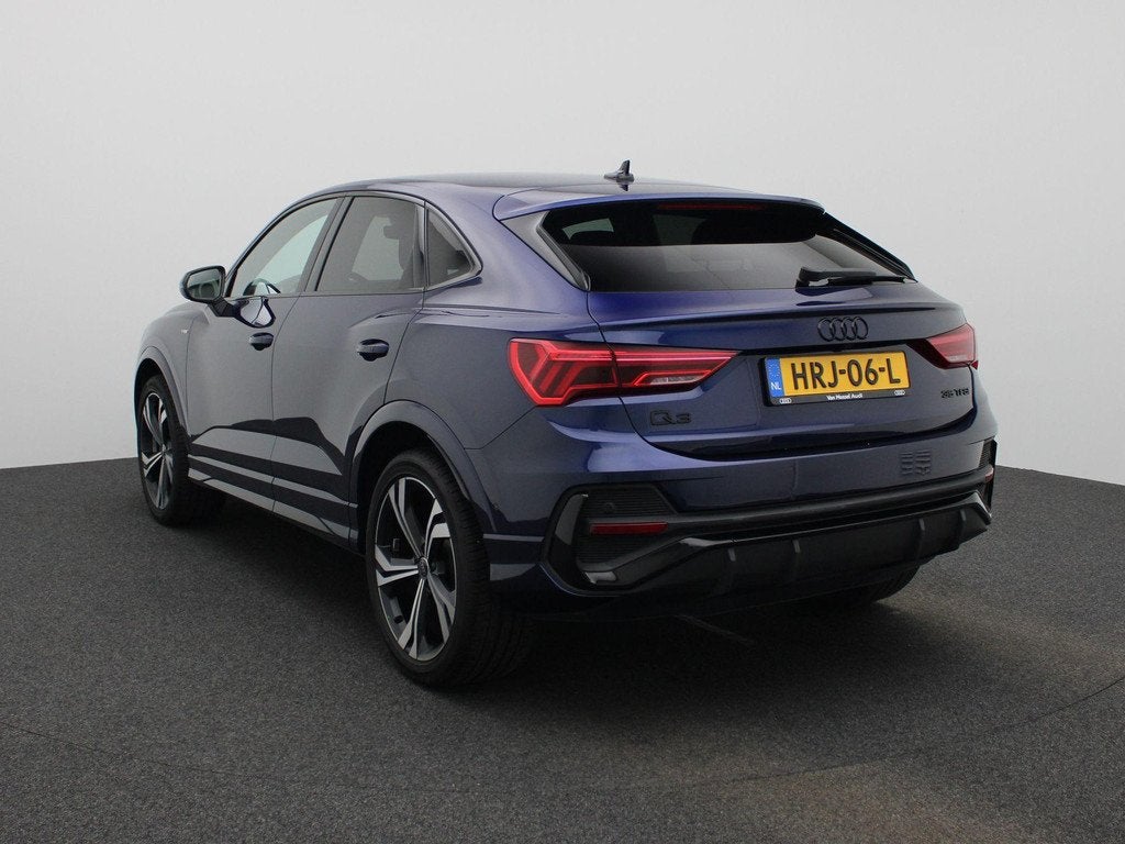 Audi Q3 Sportback 35 TFSI S Edition Competition 150 PK | S-l, Auto's, Audi, 12 maanden, 4 cilinders, Blauw, Bedrijf