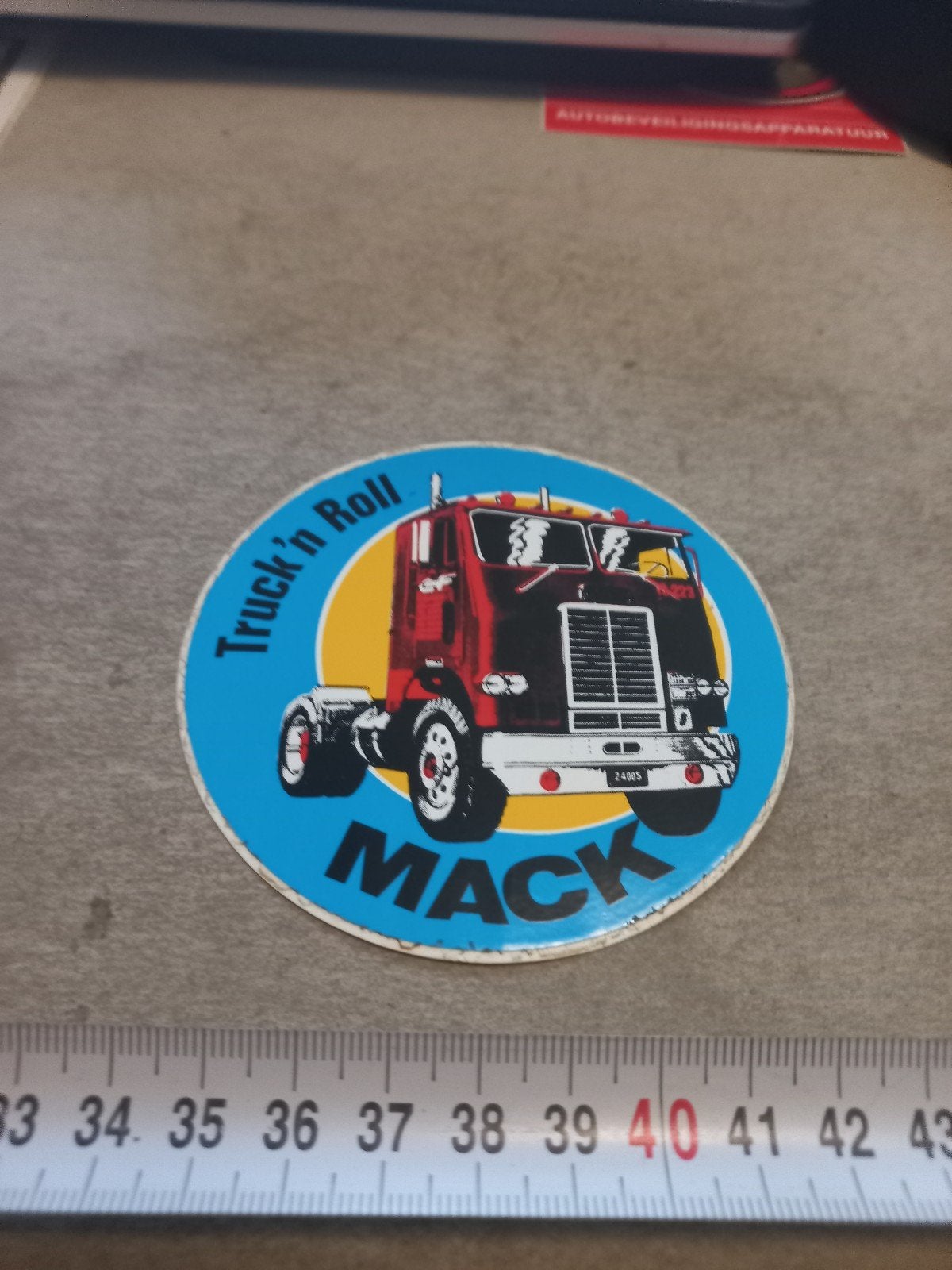 Vintage 'Truck 'n Roll' Mack Sticker, Ophalen of Verzenden