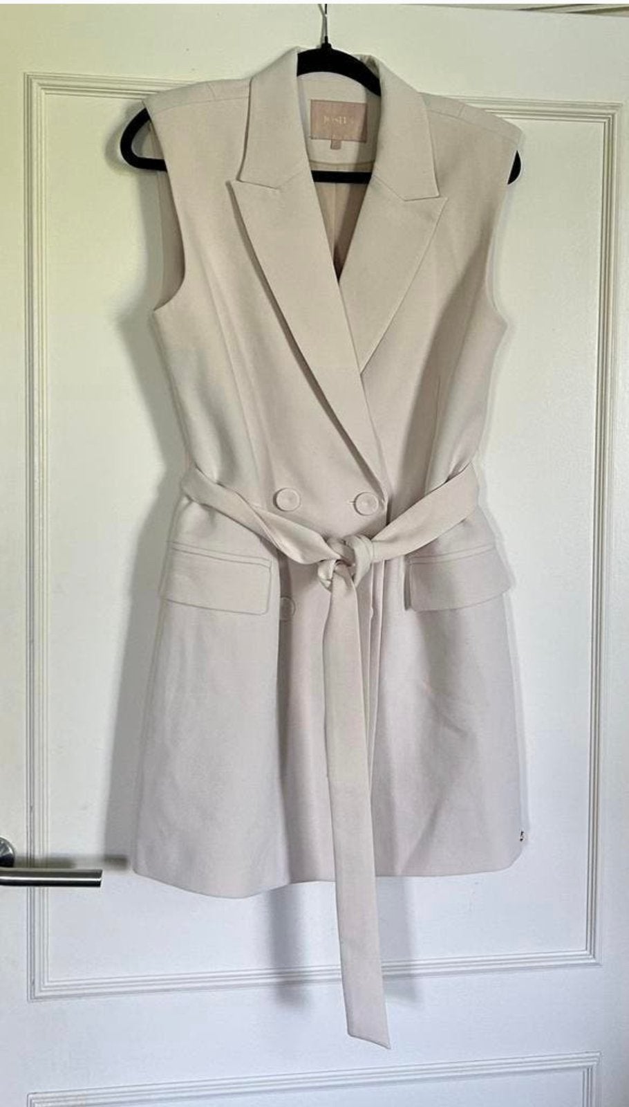 Creme, Light Ecru JoshV, Josh V gilet, jurkje, jurk in M, Maat 38/40 (M), Verzenden, Beige, Nieuw