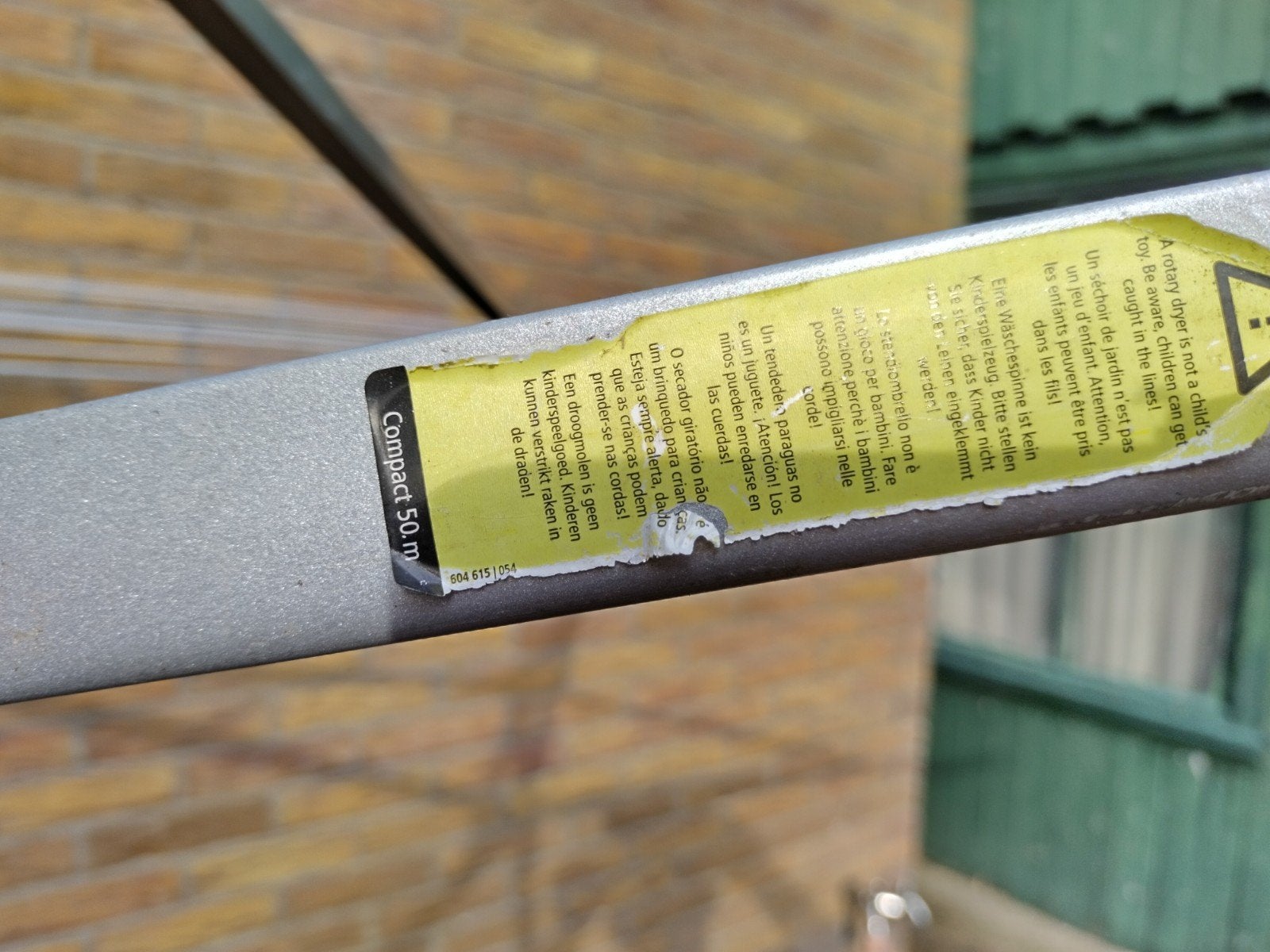 Brabantia droogmolen, 50m waslijn, Tuin en Terras, Ophalen, Gebruikt, Droogmolen
