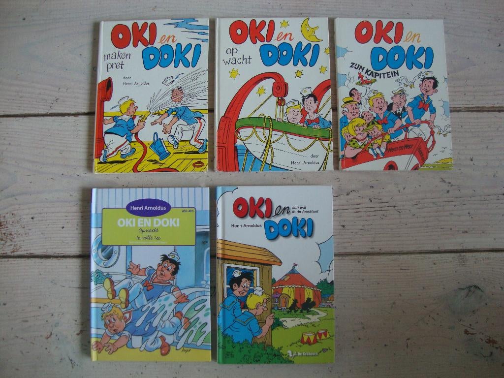kinderboekjes van Oki en Doki, Okkie en Daantje, Boeken, Ophalen of Verzenden, Gelezen, H. Arnoldus, L. Roggeveen