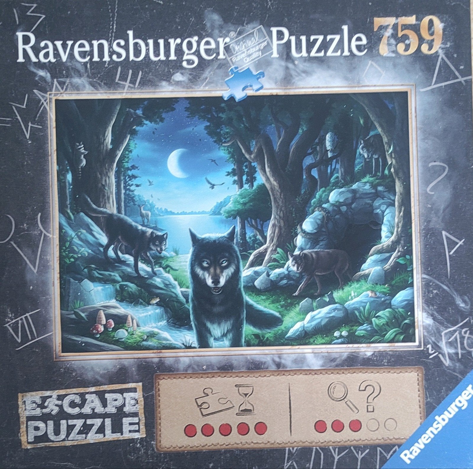 Ravensburger Escape Puzzel - Roedel wolven (Ruilen of kopen), Hobby en Vrije tijd, Ophalen of Verzenden, 500 t/m 1500 stukjes