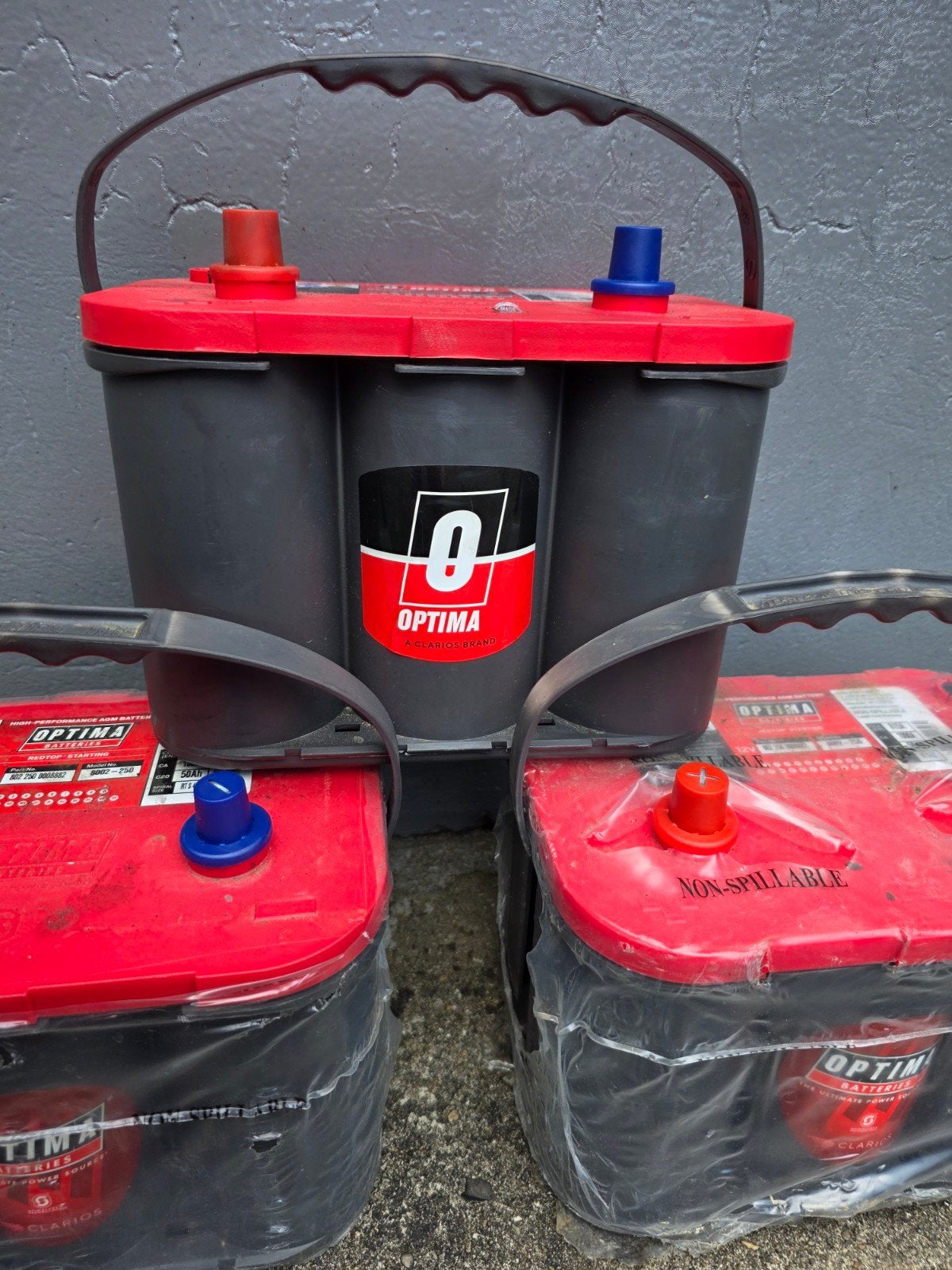 Optima Redtop Accu's  12v 50ah z.g.a.n. SOH 100%, Ophalen of Verzenden