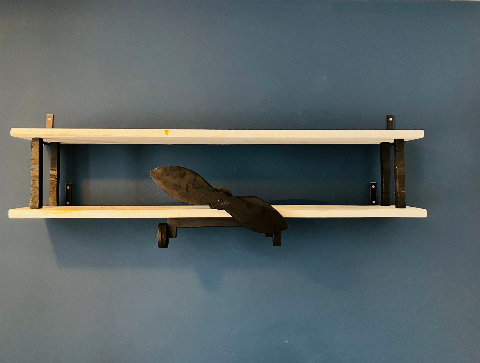 Vliegtuig plank rekje boekenrekje babykamer kinderkamer, Ophalen, Zo goed als nieuw, Wanddecoratie