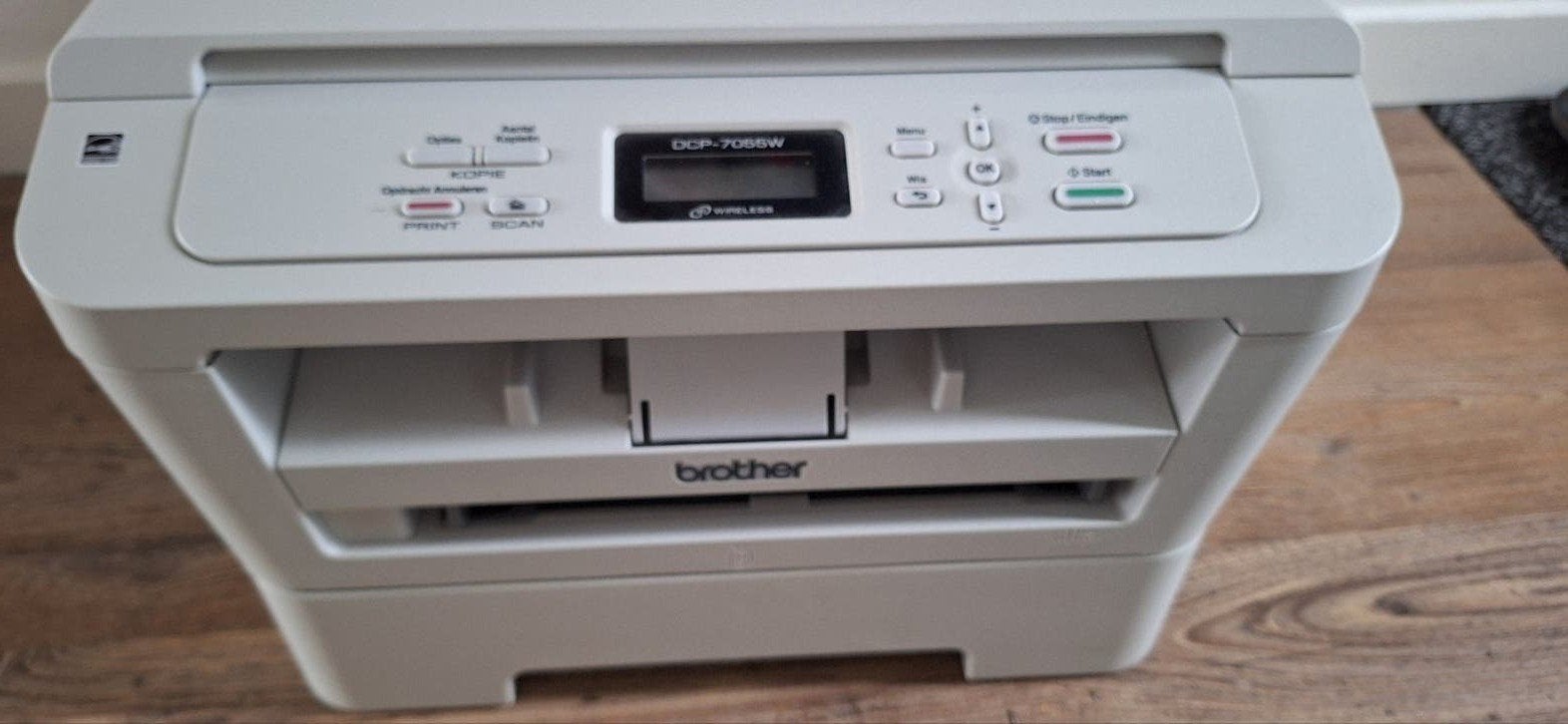 Brother DCP-7055W printer met defecte papiertoevoer, Computers en Software, Printers, Niet werkend, All-in-one, Laserprinter, Kopieren
