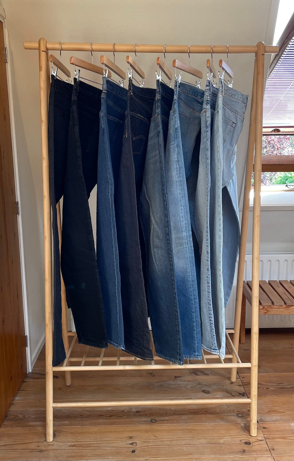 8 heren (spijker)broeken met o.a. Levi’s, Ophalen of Verzenden, Gedragen, Overige maten