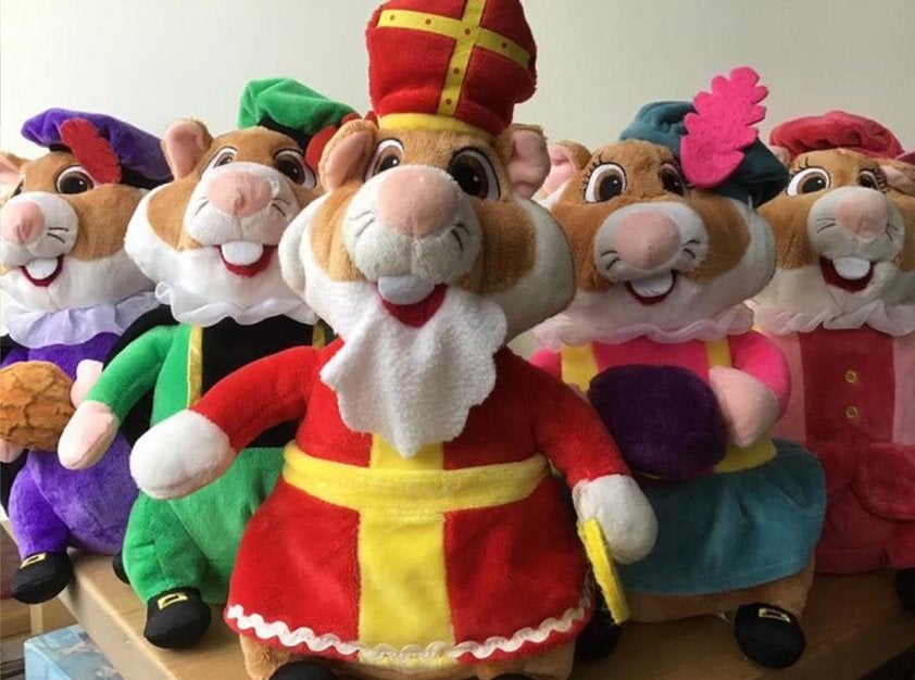 Sint en Piet (4x) hamsters van AH - ZGAN, Ophalen of Verzenden, Zo goed als nieuw