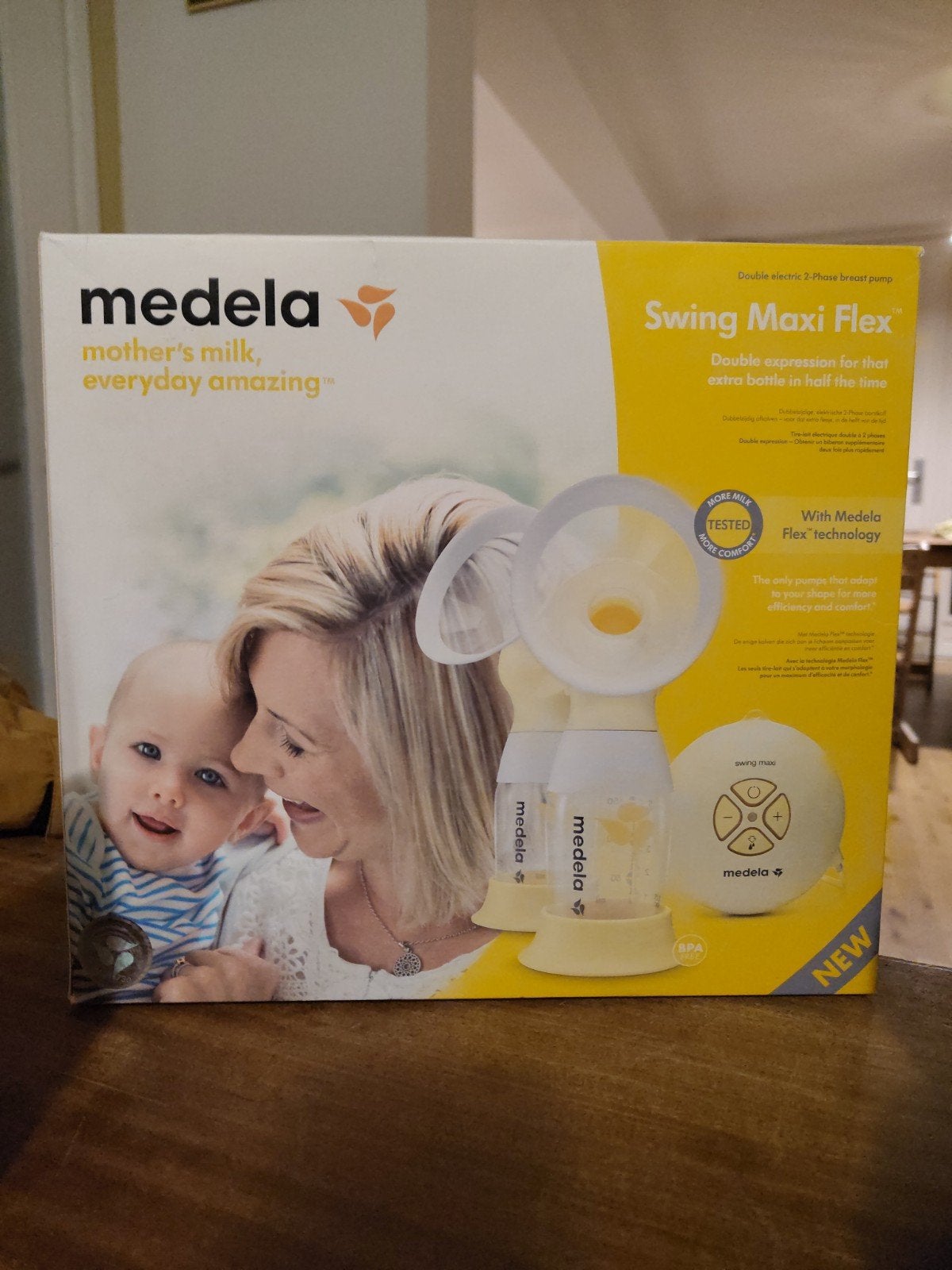 Medela Kolfset: Swing Maxi Flex Dubbel + Accessoir, Gebruikt, Medela, Borstkolf, Ophalen of Verzenden