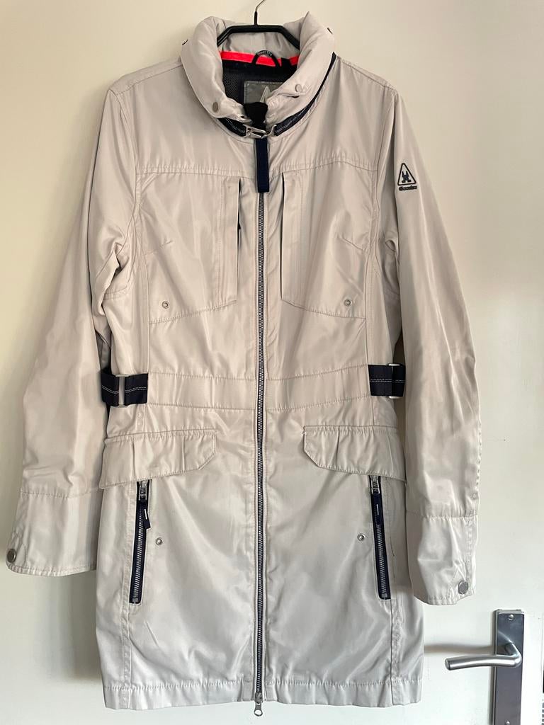 Korte trenchcoat Gaastra beige maat S/M, Kleding | Dames, Jassen | Zomer, Zo goed als nieuw, Maat 38/40 (M), Beige, Ophalen