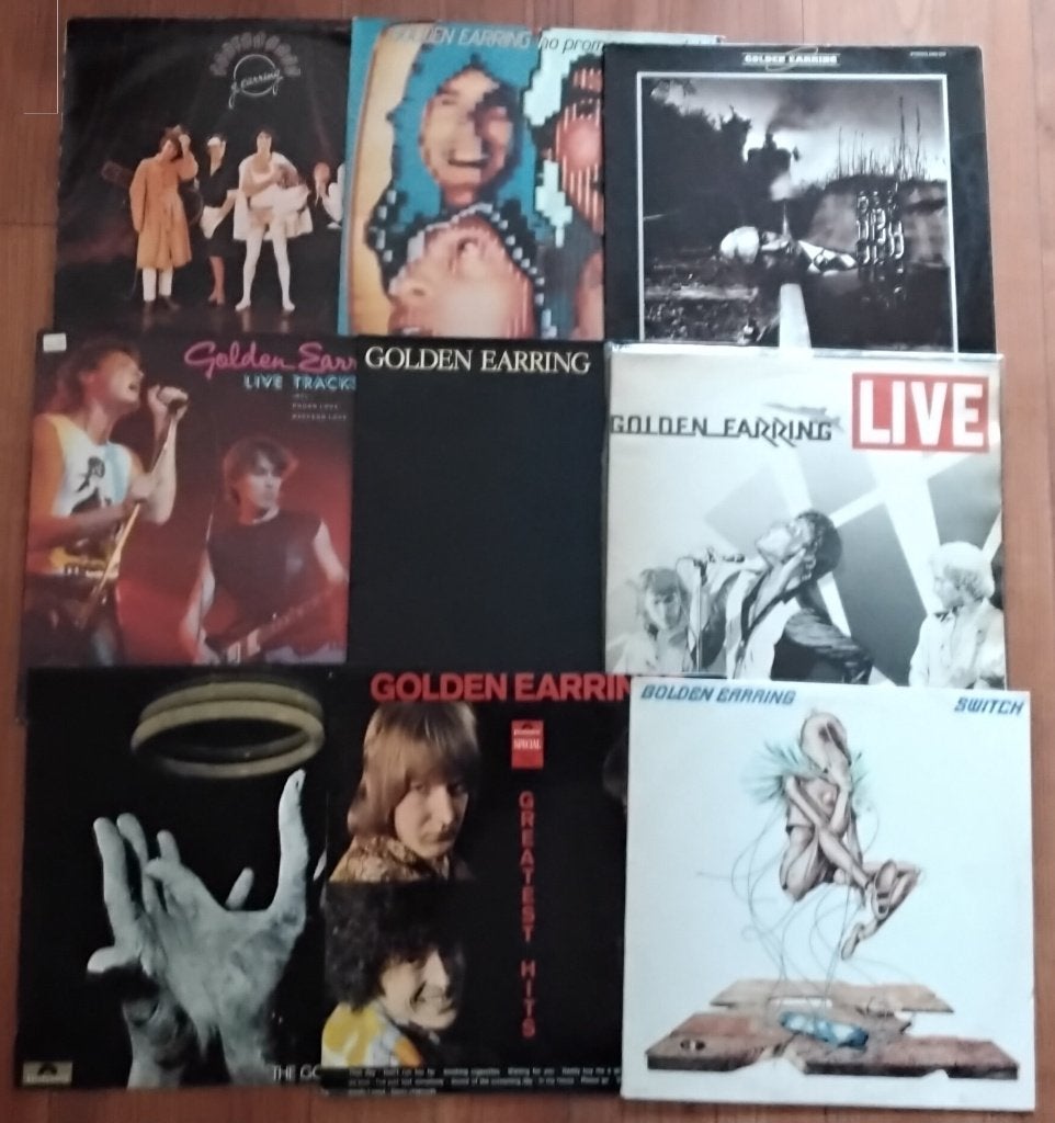 9x Golden Earring Lp's, Ophalen, Gebruikt, 12 inch, Poprock