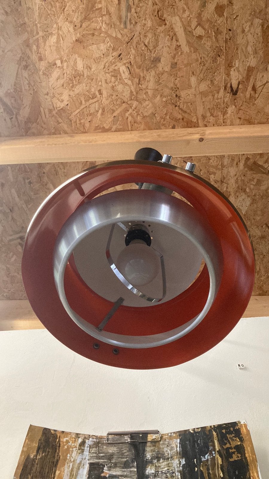 Vintage space age lamp, Ophalen of Verzenden