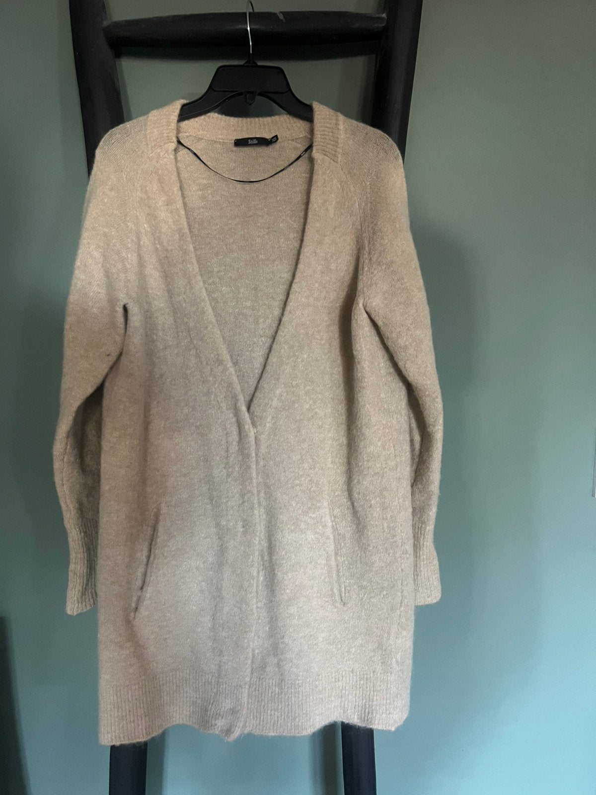 Lang beige vest Stills Atelier wol mohair vesten XS, Kleding | Dames, Verzenden, Zo goed als nieuw, Maat 34 (XS) of kleiner, Beige