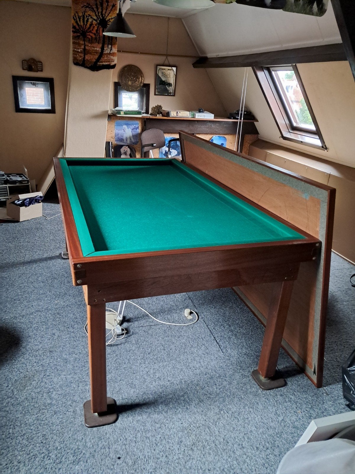 oude biljart tafel, Ophalen, Gebruikt, Biljarttafel