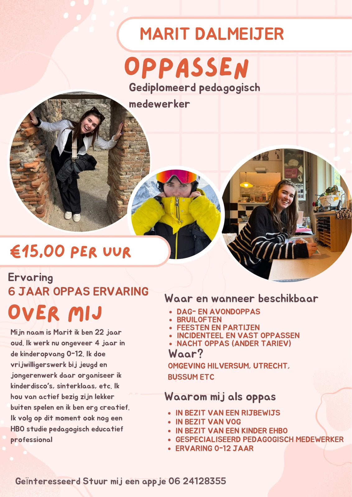Oppas aangeboden, Ophalen of Verzenden