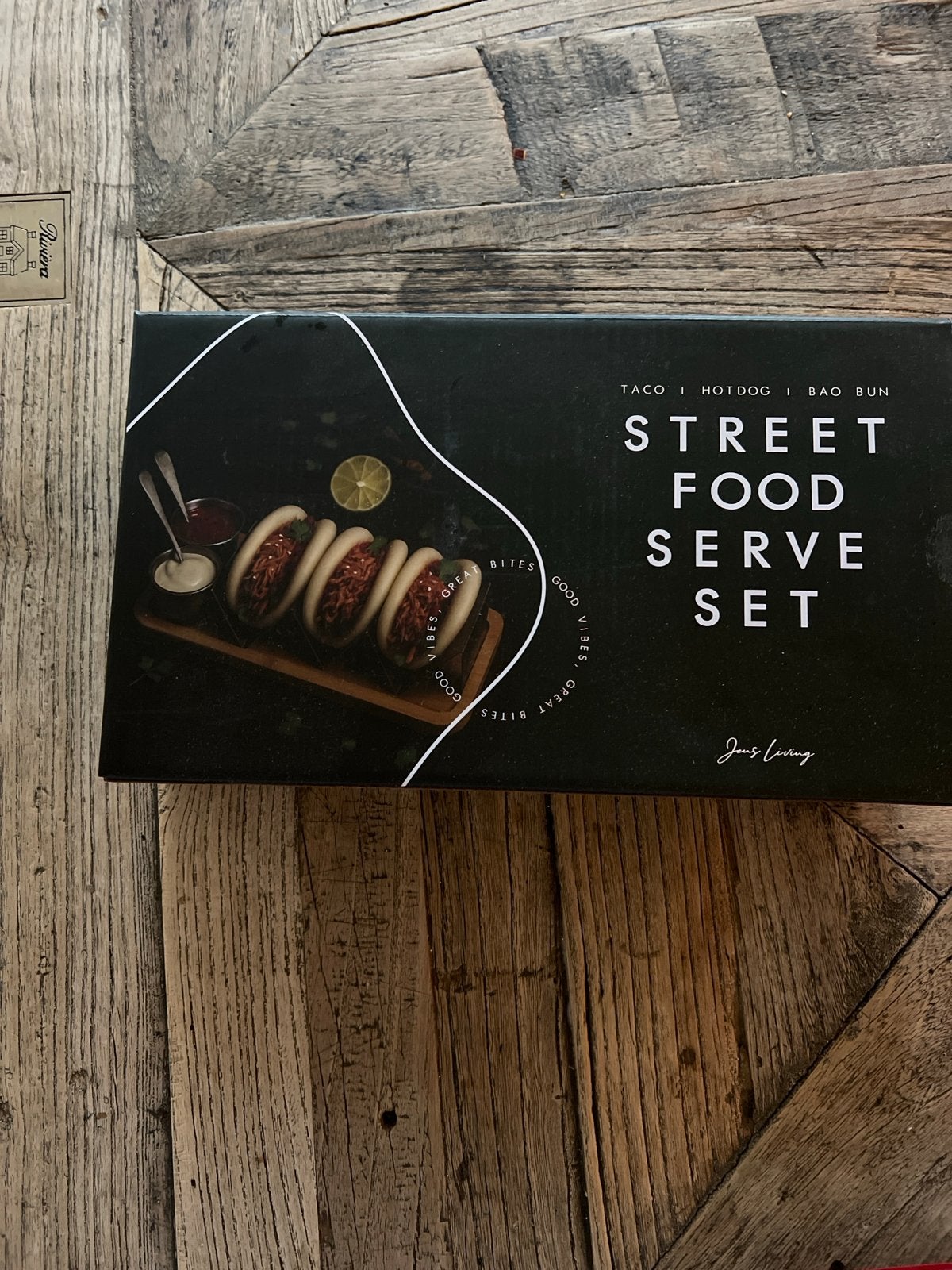 Jens Living Street Food Serve Set - Taco, Hotdog, Bao Bun, Overige typen, Hout, Nieuw, Ophalen of Verzenden