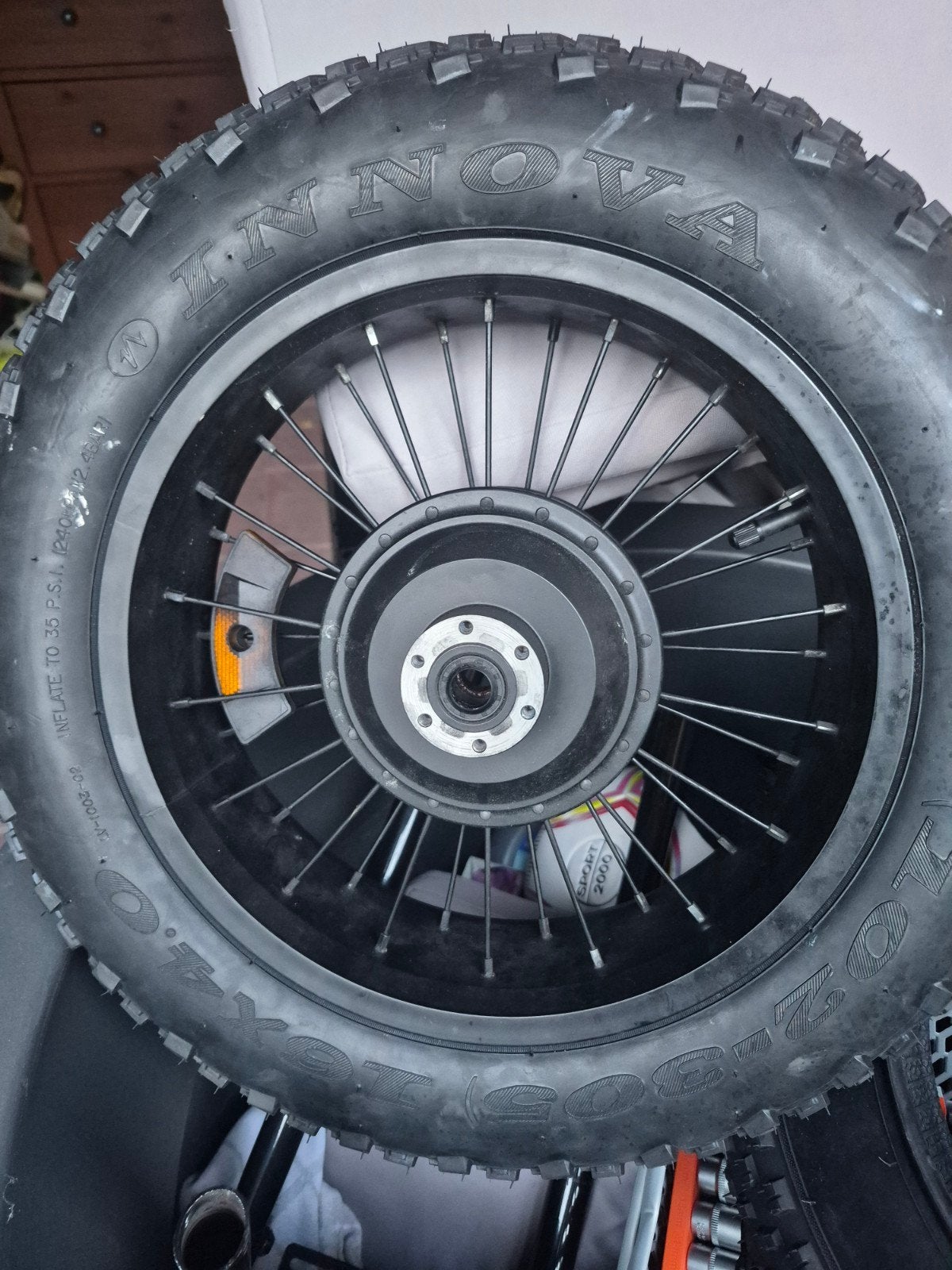 Nieuwe band met velg  voor mini (zonder motor), Ophalen of Verzenden, Nieuw