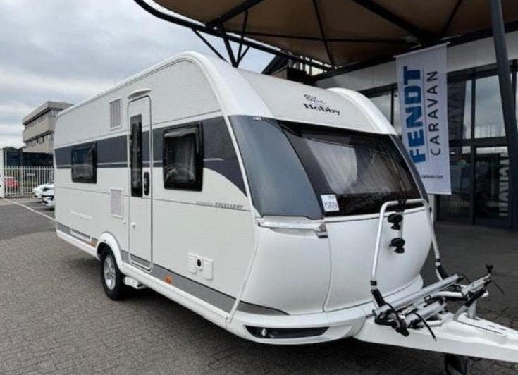 Hobby 540 WFU Excellent 2023 met Telta lounge air voortent, Caravans en Kamperen, Caravans, Rondzit, Hobby, Particulier, 1250 - 1500 kg