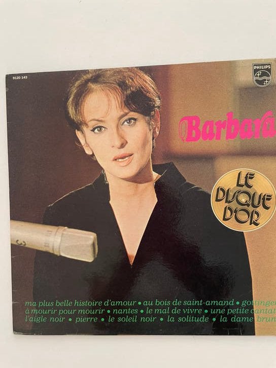 Barbara - Le Disque D'Or (Philips Stereo 8320 543), Ophalen of Verzenden, 1960 - 1969, Gebruikt, 12 inch