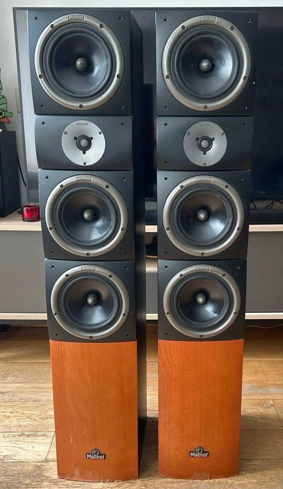 Magnat Vintage 550 speakers - Goede staat, uitstekend geluid, Audio, Tv en Foto, Vloerstaande luidspreker, Gebruikt, Magnat, Basreflex