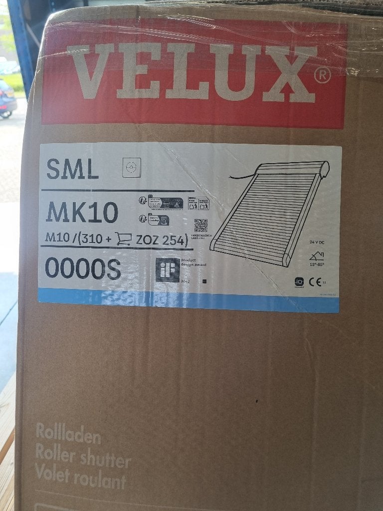 Velux SML MK10 elektrisch rolluik/zonwering, EDL MK04 1000., Ophalen, Minder dan 80 cm, 80 tot 120 cm, Nieuw