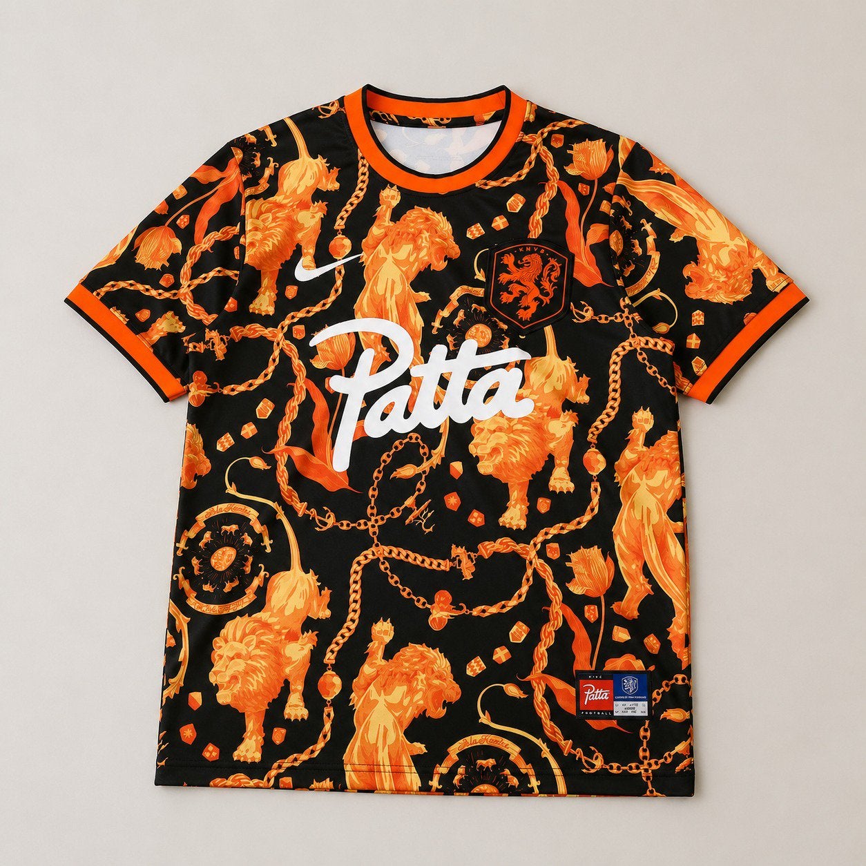 Patta Nederland 2026 Shirt, Maat 52/54 (L), Verzenden, Nieuw, Oranje
