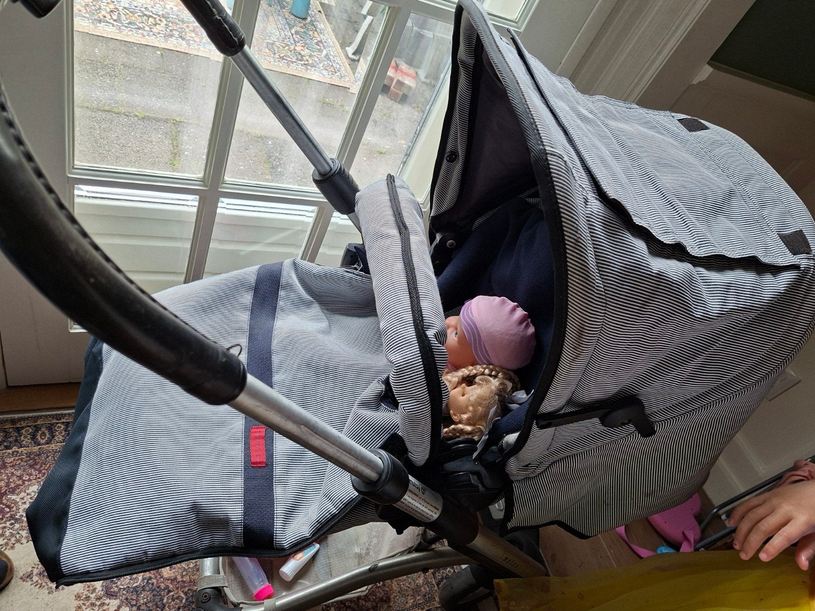 Wandelwagen met winterzak, Kinderen en Baby's, Kinderwagens en Combinaties, Ophalen, Gebruikt, Overige merken