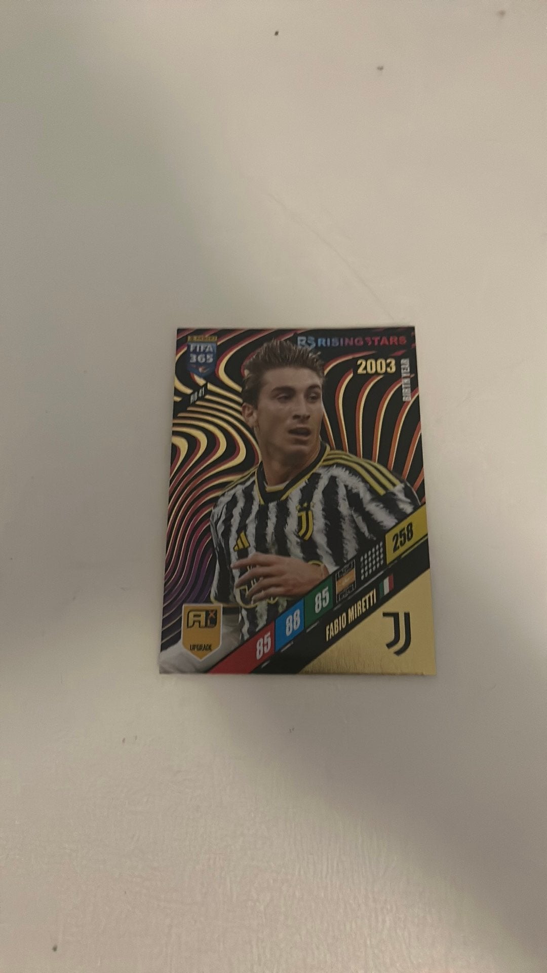 Panini Fifa 365 2024 RS 41 Fabio Miretti, Ophalen of Verzenden, Zo goed als nieuw