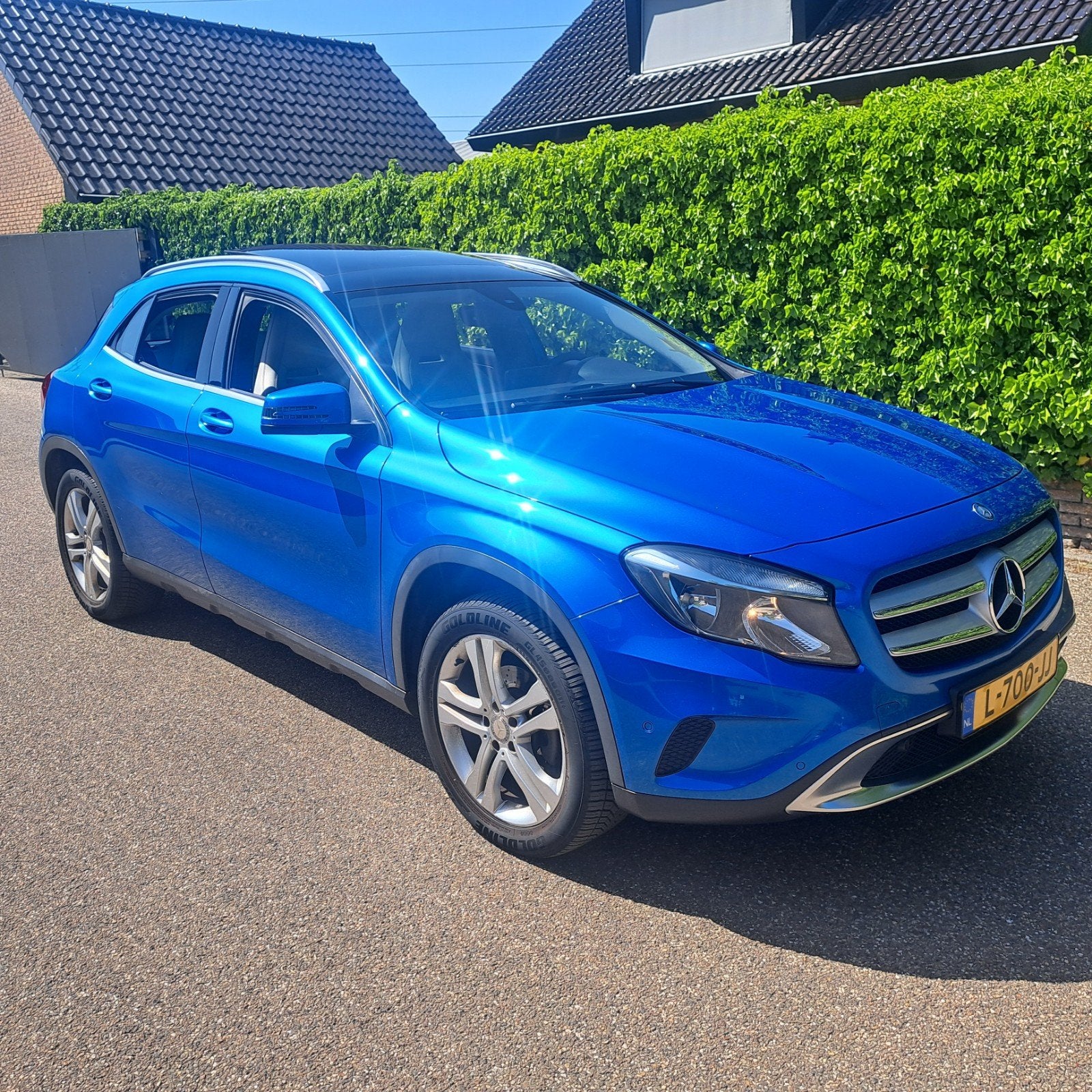 Mercedes-Benz GLA Gla200 CDI 2.1 100KW 2016 Blauw, Auto's, Mercedes-Benz, Voorwielaandrijving, 136 pk, Airbags, 4 cilinders